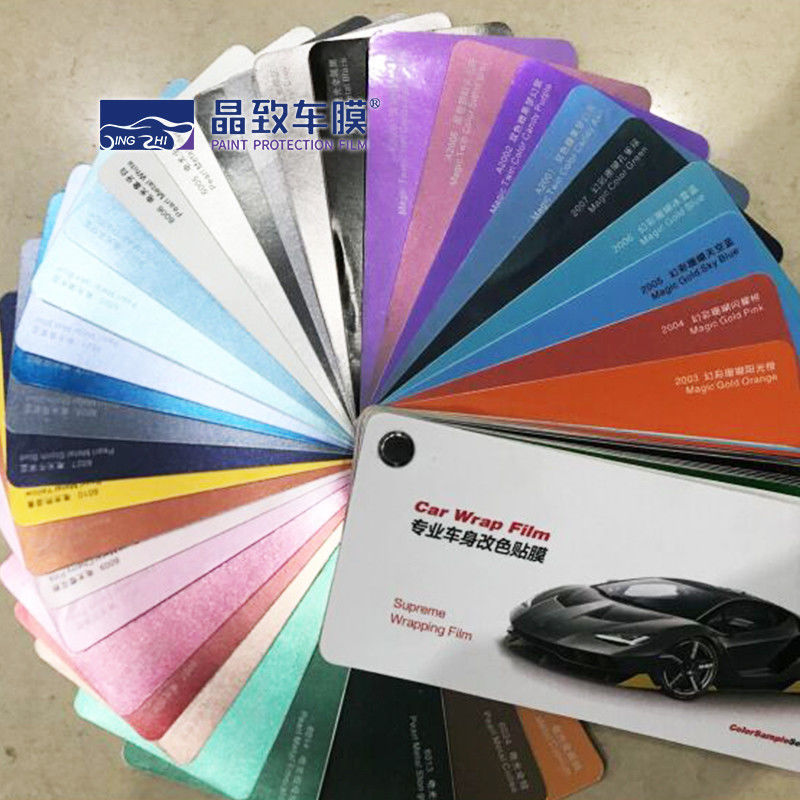 OEM Multicolor Vinyl Car Wrap Buku Contoh Praktis Ringan