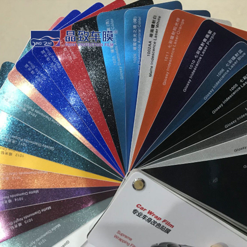 Sampel Bungkus Mobil Multicolor Tahan Lama, Buku Sampel Vinyl Moistureproof