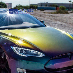 Multicolor Matte Chrome Wrap Praktis, Film Pelindung Mobil Vinyl Serbaguna