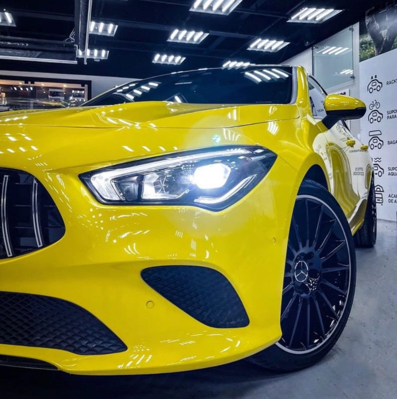 PET Super Glossy Otomotif Langit Biru Abu-abu Kuning Merah Hijau Hitam Mobil Wrap Film Vinil Mobil Stiker Vinil Tubuh Penuh