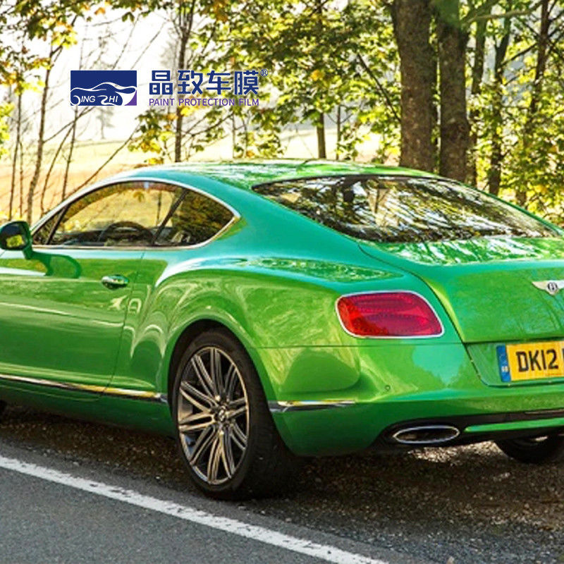 1.52X18M Super Glossy Metalik Midnight Green Mobil Vinyl Wrap untuk Mobil Seluruh Tubuh Mobil Vinyl Wrap Hijau Matte