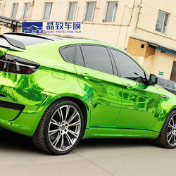 Mobil Styling Membungkus Logam Cair Hijau Tua Vinyl Film Tubuh Stiker Dengan Gelembung Gratis Udara mobil sepeda perahu bungkus Gloss film