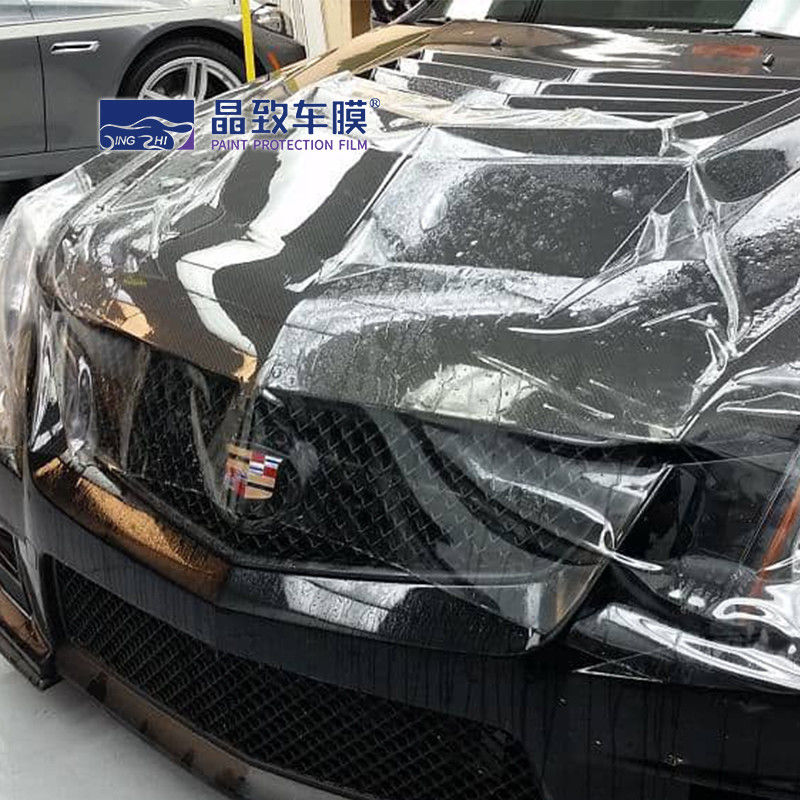 1.52*15 m PPF-TPU cat transparan perlindungan film lapisan penyembuhan diri peregangan tinggi stiker bodi mobil pelindung