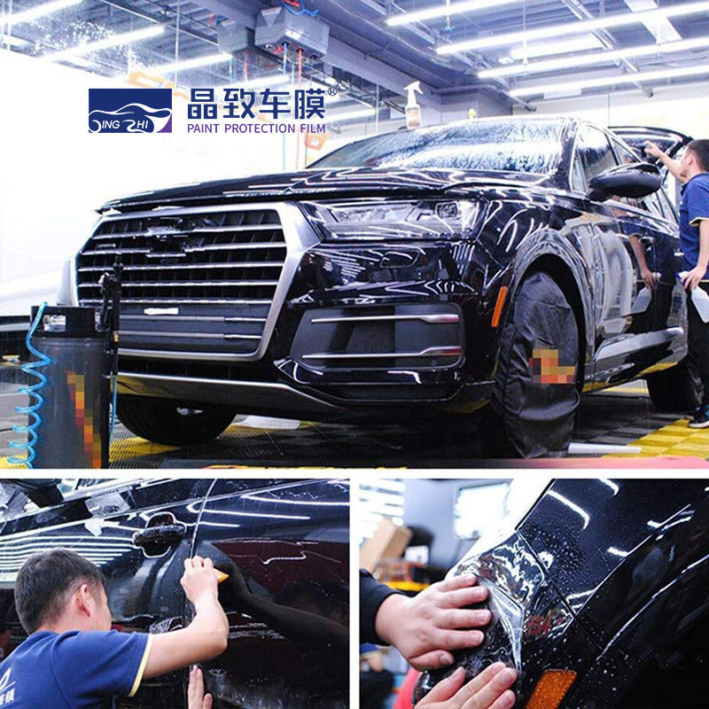 PPF Double Coating Clear TPU Car Paint Protection Film Vinyl untuk bungkus iklan