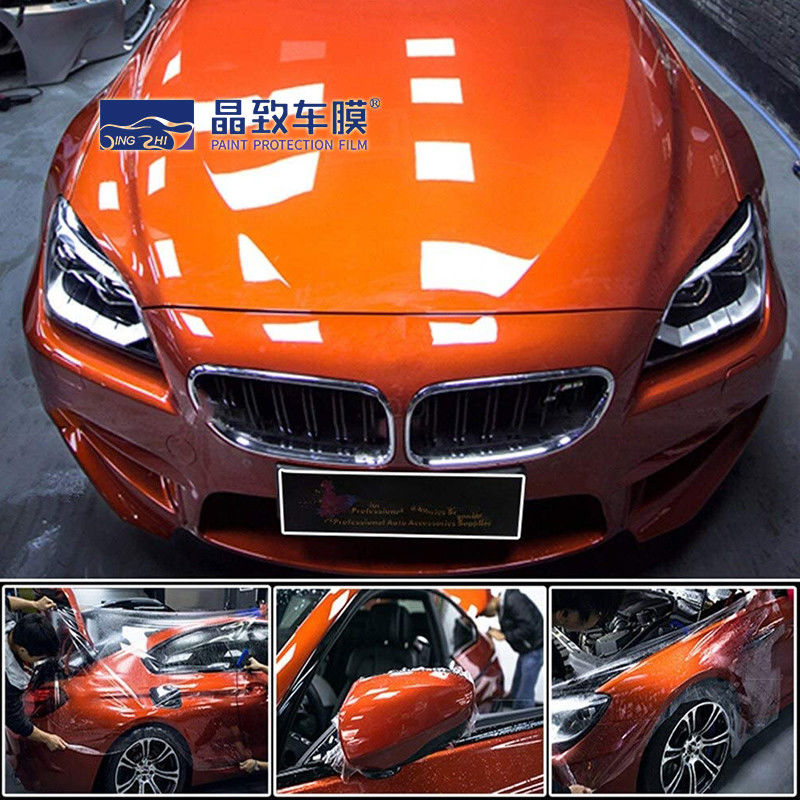 PPF Double Coating Clear TPU Car Paint Protection Film Vinyl untuk bungkus iklan