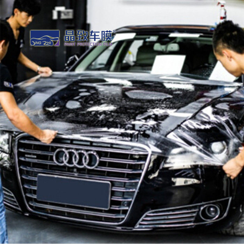 Pengiriman Cepat 3 Lapisan PPF Film Mobil Jelas Mengkilap Ppf Cat Perlindungan Film 1.52X15 M Self Healing TPH TPU Cat Film untuk