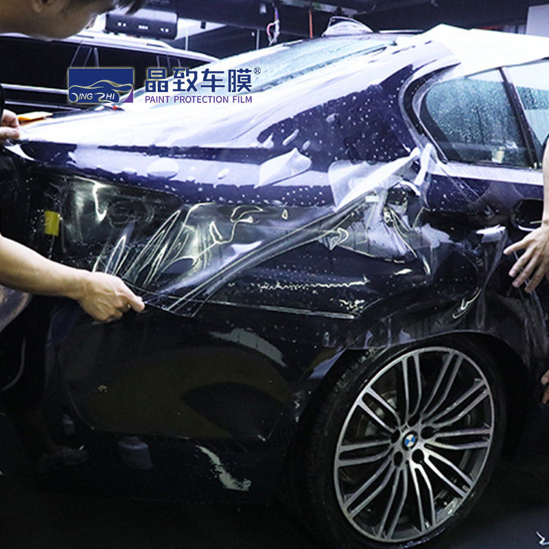 Pengiriman Cepat 3 Lapisan PPF Film Mobil Jelas Mengkilap Ppf Cat Perlindungan Film 1.52X15 M Self Healing TPH TPU Cat Film untuk