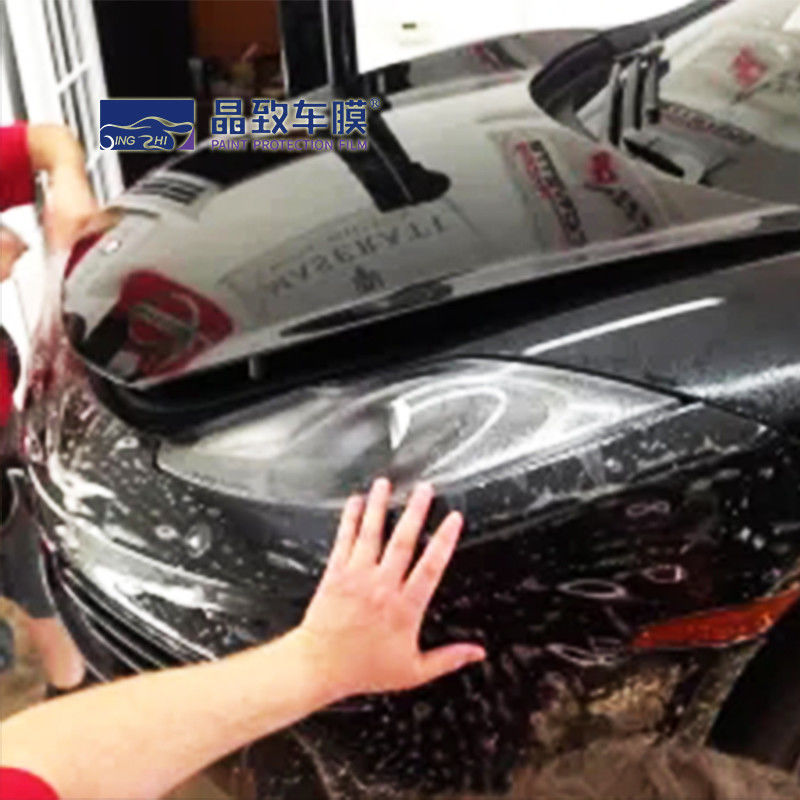 Pengiriman Cepat 3 Lapisan PPF Film Mobil Jelas Mengkilap Ppf Cat Perlindungan Film 1.52X15 M Self Healing TPH TPU Cat Film untuk