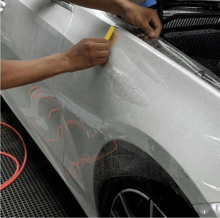 Film pelindung cat untuk mobil TPH TPU PPF bening transparan PPF film cat mobil menggulung film penyembuhan diri