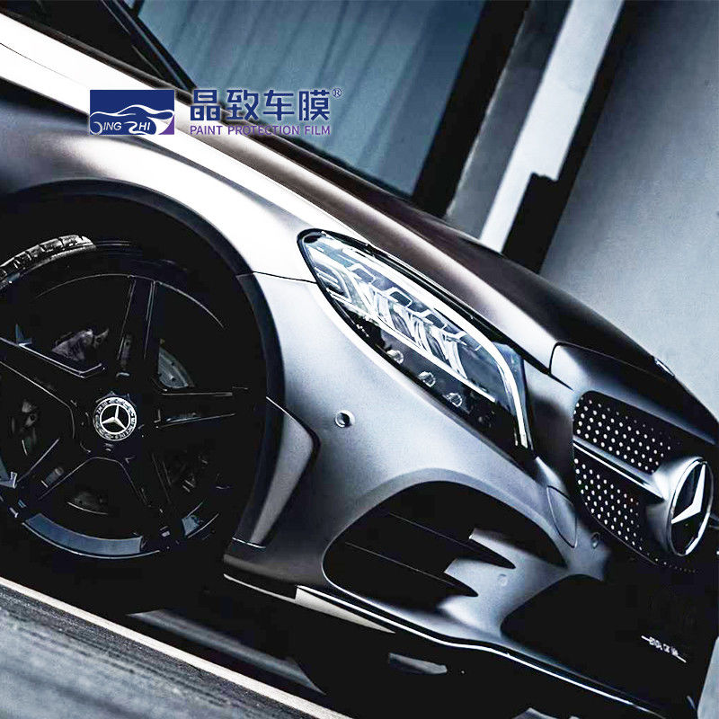 Film Perlindungan Cat Mobil PVC Tahan Debu, Warna Bungkus PPF Tahan Gores