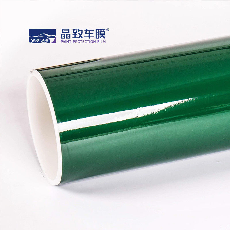 Film Perlindungan Cat Berwarna Fleksibel PVC, Bungkus Mobil Metalik Anti Gores